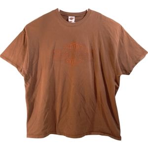 Harley Davidson vintage Shirt Mens 3XL XXXL made in USA jackson hole Wyoming
